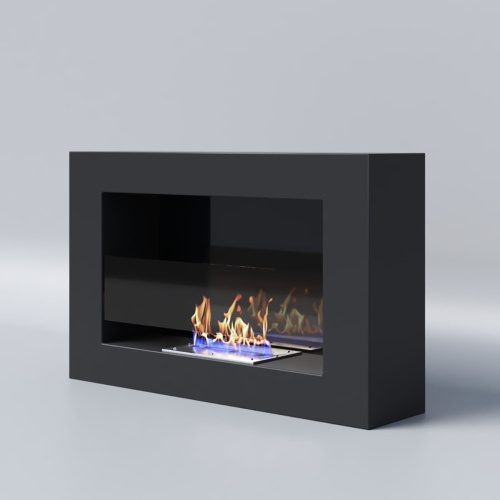 Биокамин "Русский огонь" Лайт 650N настенный с декоративным стеклом (стемалитом)