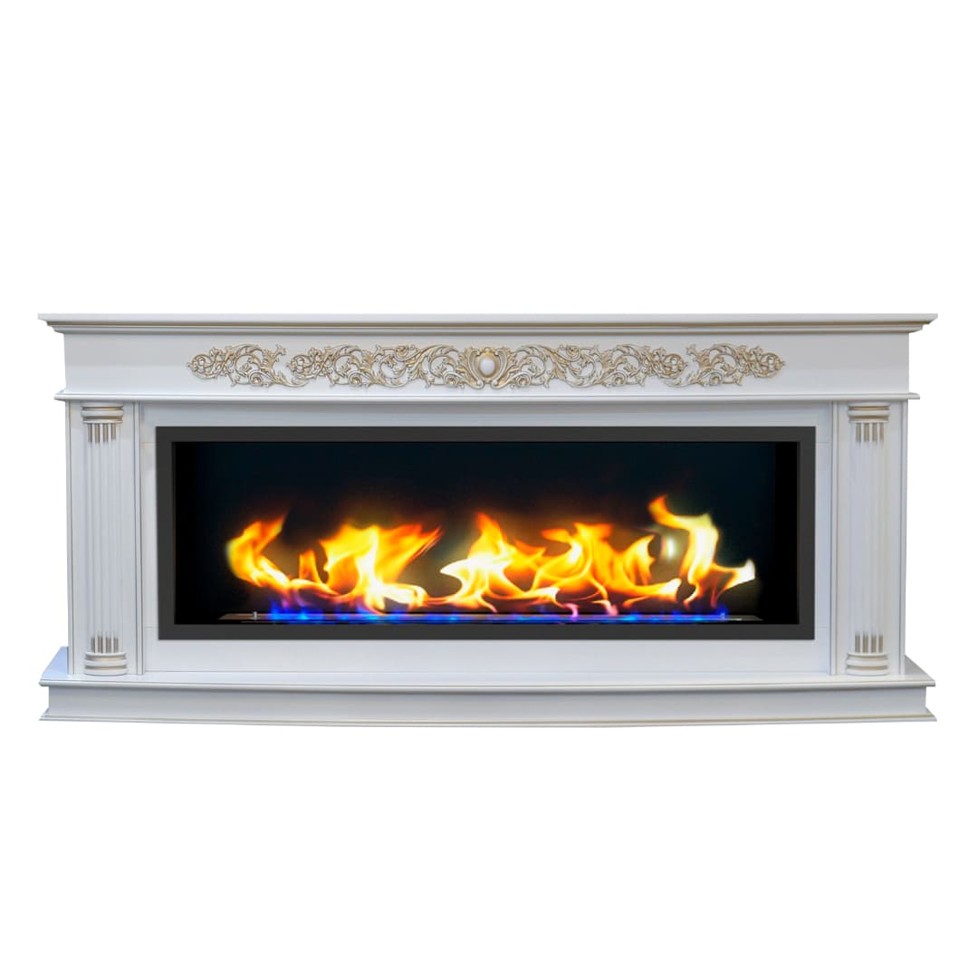 Биокамин в линейном портале "Русский огонь" Милан Люкс с защитным стеклом по цене 102 600 руб.