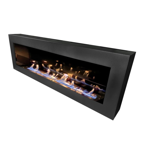 Биокамин "Русский огонь" Лофт 1500N настенный с защитным и декоративным стеклом