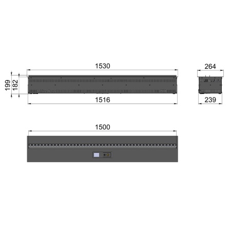 Электроочаг Schönes Feuer 3D FireLine 1500 RGB