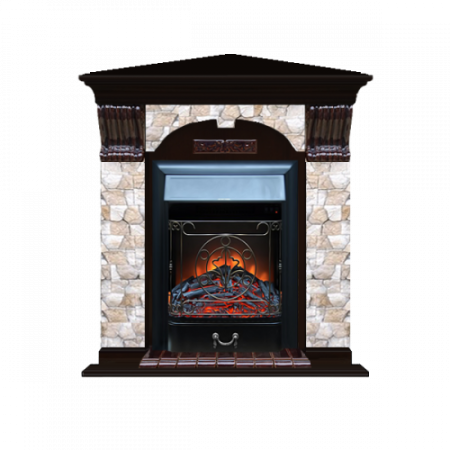 Арочный Арбат угловой (венге)+Majestic Black