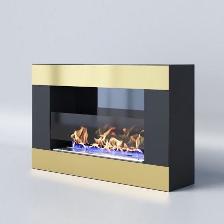 Биокамин "Русский огонь" Голд 650N настенный с защитным стеклом по цене 21 450 руб.