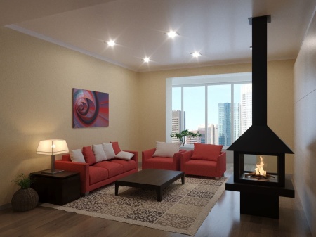 Островной биокамин Lux Fire Куб 850 по цене 391 133 руб.